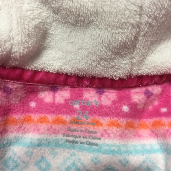 Carter’s girl’s hooded pajamas snow suit - Picture 5 of 5